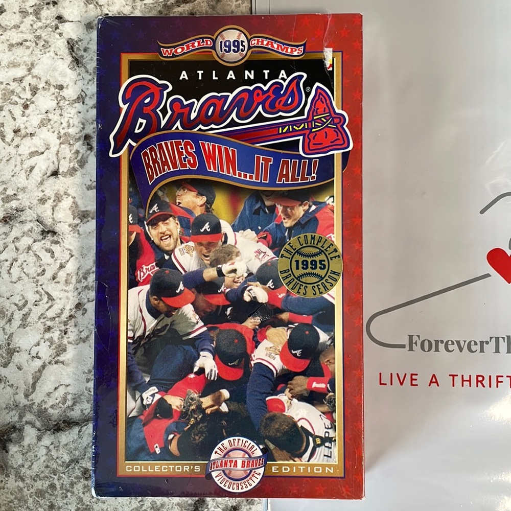 Braves Win It All 1995 world series vhs tape NWT